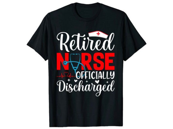 A Designer's Review of the Retired Nurse T-Shirt Graphic