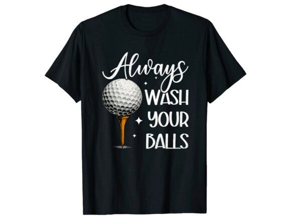 A Funny Golf T-Shirt Design for Graphics and Brand Content
