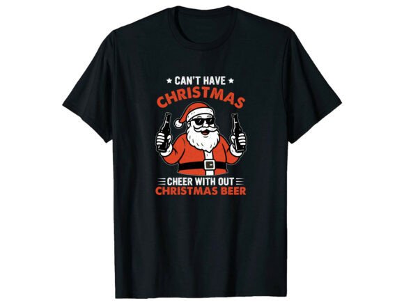 A Real Client Review: Christmas Beer Santa Cheer Funny Graphics for T-Shirt Designs