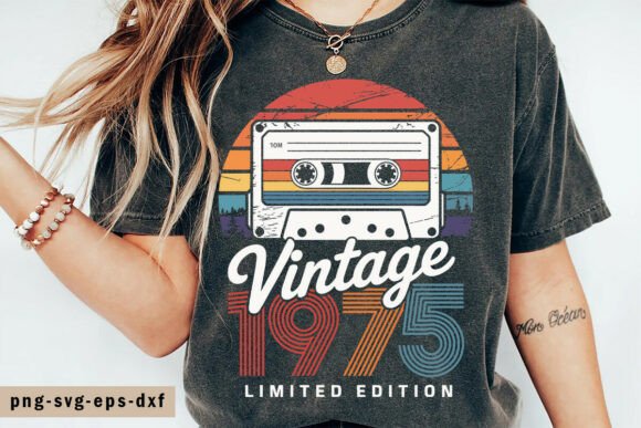 Designer Review: Vintage 1977 T-Shirt Graphics for Client Projects