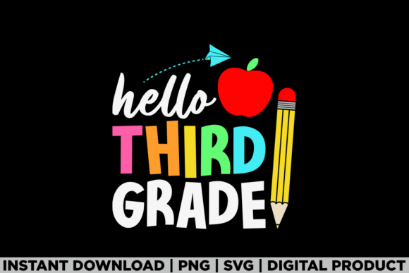 Hello Third Grade Team: A Graphics Review for T-Shirt Designs